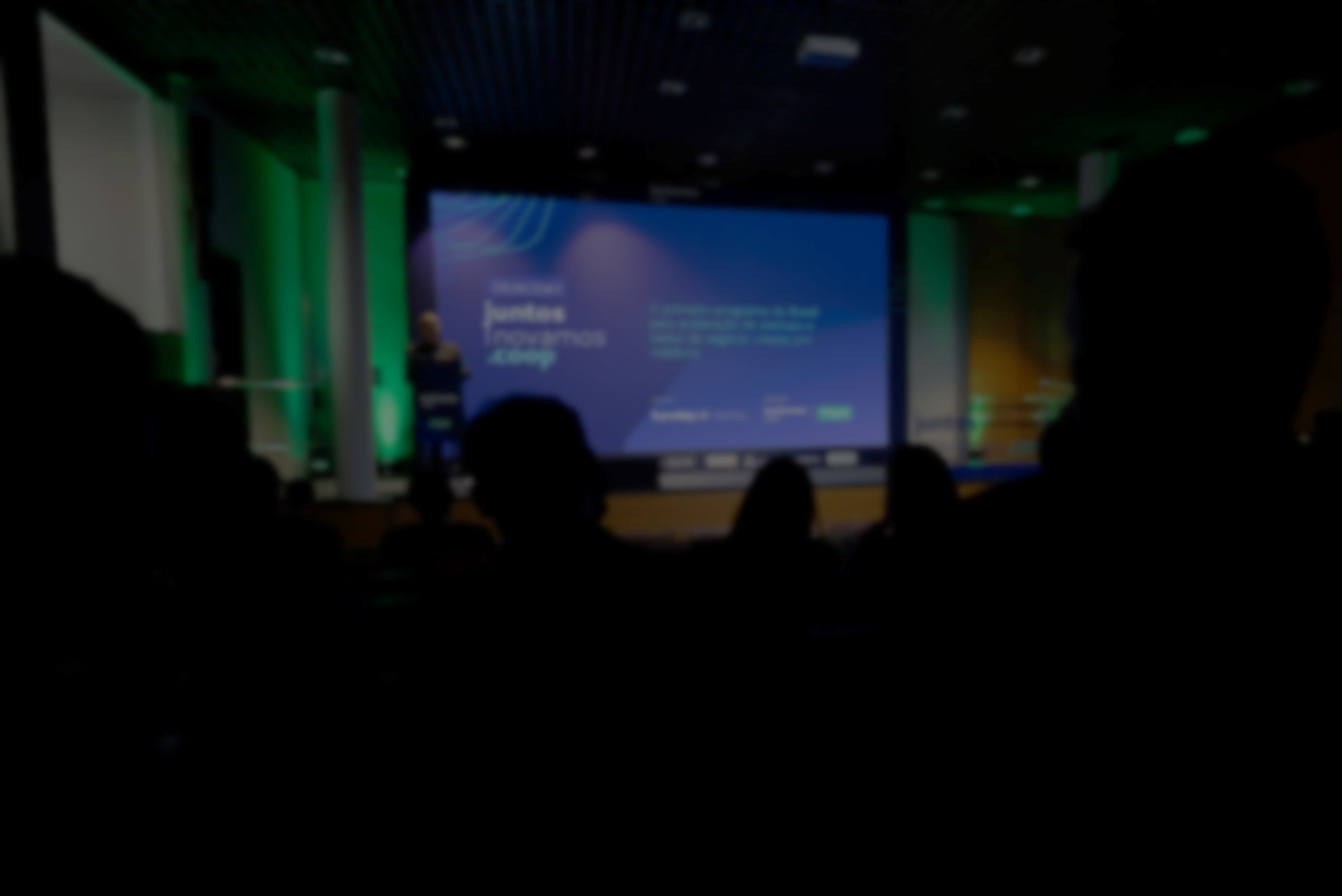 Auditório da primeira edição do Demo Day Juntos Inovamos.MED